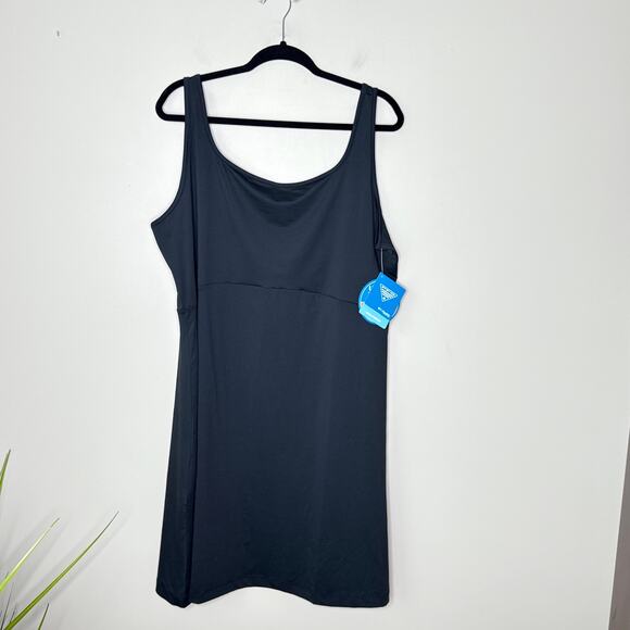 NEW NWT Columbia Women's‎ PFG Freezer III Dress in Black Size 2X Performance - Picture 1 of 7
